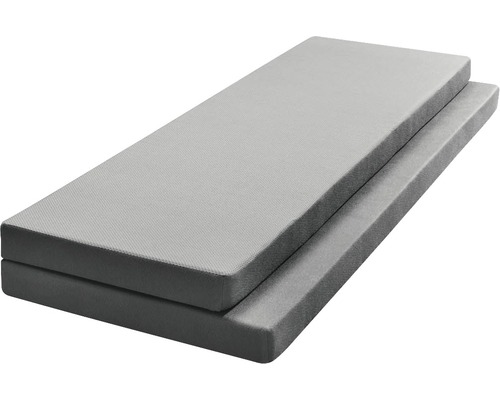 Opgevouwen gastenmatras