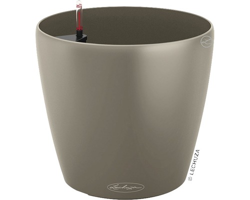 LECHUZA Bloempot Classico Kunststof beige Ø 22 cm H 20,5 cm