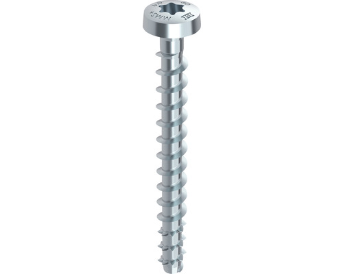 HECO MULTI-MONTI-plus P Betonschroef 6,0x40 mm rondkop Torx T30 blauw verzinkt, 100 stuks HECO MULTI-MONTI-plus P Betonschroef 6,0x40 mm rondkop Torx T30 blauw verzinkt, 100 stuks