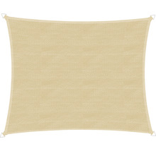 WINDHAGER Schaduwdoek Capri rechthoek crècme 400x500 cm