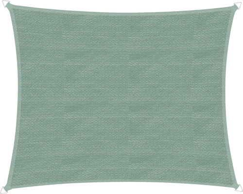 Rechthoekig schaduwdoek met bevestigingsringen