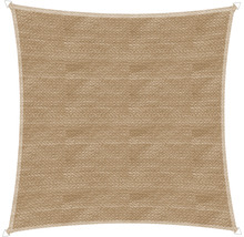WINDHAGER Schaduwdoek Capri vierkant zand 500x500 cm
