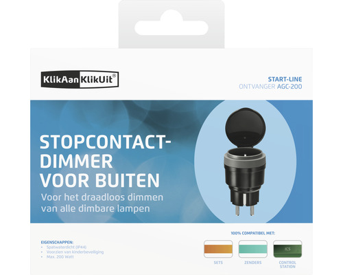 KlikAan KlikUit stopcontactdimmer voor buiten