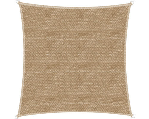 Vierkant schaduwdoek van stof met bevestigingsringen