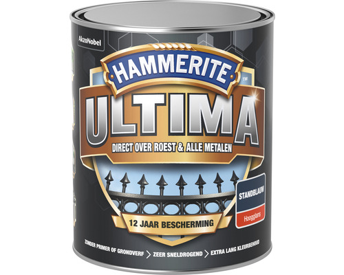 HAMMERITE Ultima hoogglans metaallak standblauw 750 ml