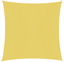 Vierkant zonnescherm van stof met bevestigingsogen