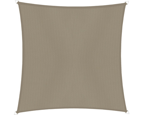 Vierkant schaduwdoek van stof met bevestigingsringen