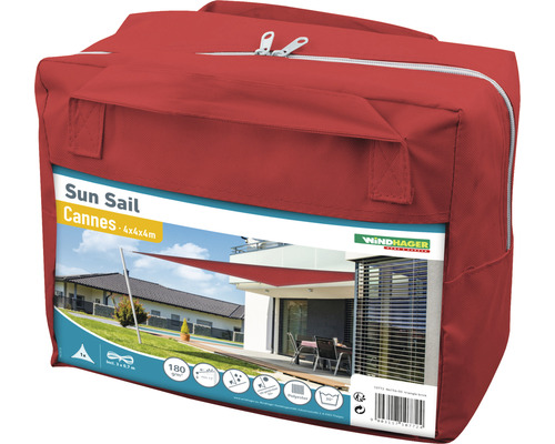 Verpakte Windhager zonnescherm Cannes 4x4x4 meter