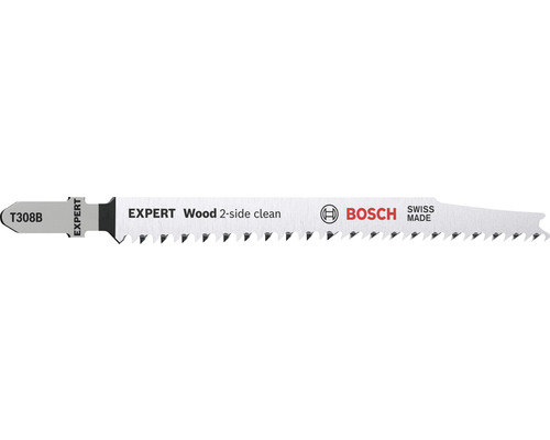 BOSCH Decoupeerzaagblad T 308 B Expert Wood 2-side clean, 3 stuks