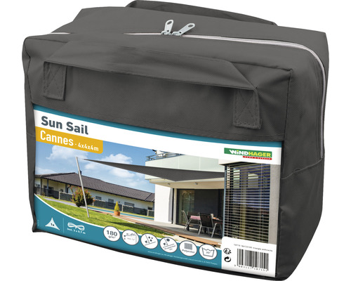 Verpakte Windhager zonnescherm Cannes 4x4x4 meter