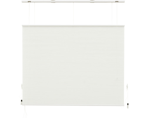 INTENSIONS Plissé honingraat top-down & bottom-up lichtdoorlatend wit 80x175 cm Plisségordijn voor bevestiging zonder boren op het raam