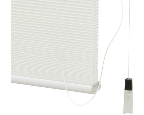 Plisségordijn met trekkoord voor raamdecoratie en privacy