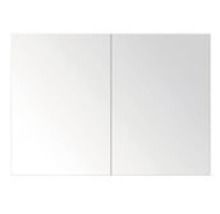 Witte spiegelkast met twee deuren