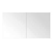 Twee witte badmeubelfronten
