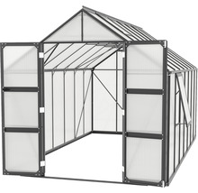 Tuinkas met open deuren voor de tuin