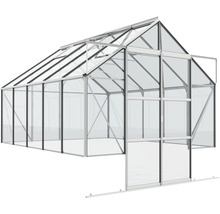 Kweekkas met transparante wanden en aluminium frame