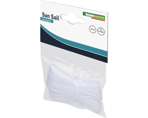 Windhager zonnescherm accessoires, 10 meter touwlengte en 4 millimeter touwdiameter
