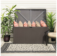 Opbergbox Linz metaal bruin 132x69x67 cm