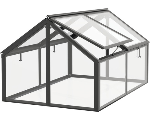 Kas met open raam voor tuinbouw