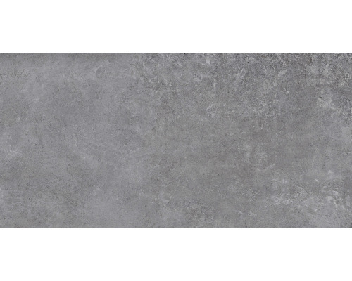 Wand- en vloertegel Grunge grijs 60x120 cm gerectificeerd