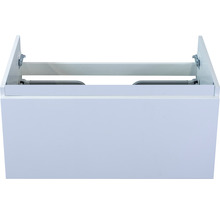 SANOX Wastafelonderkast Frozen 40x80 cm wit hoogglans