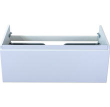 SANOX Wastafelonderkast Frozen 40x100 cm wit hoogglans