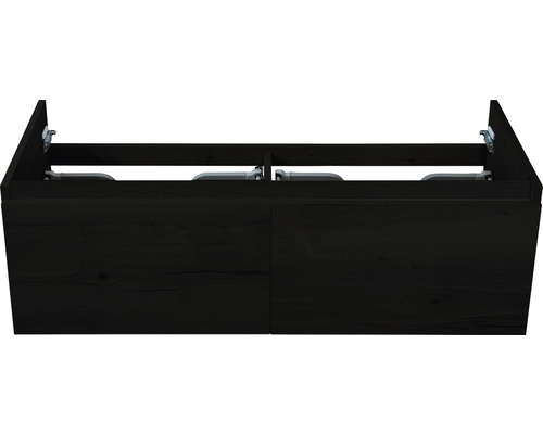 SANOX Wastafelonderkast Frozen 40x120 cm black oak