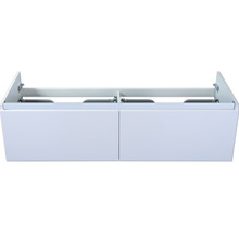 SANOX Wastafelonderkast Frozen 40x140 cm wit hoogglans