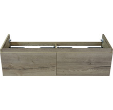 SANOX Wastafelonderkast Frozen 40x140 cm natuur eiken