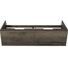 SANOX Wastafelonderkast Frozen 40x140 cm tabacco