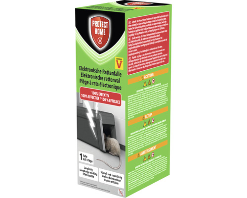 Elektronische rattenval van Protect Home met Victor Logo