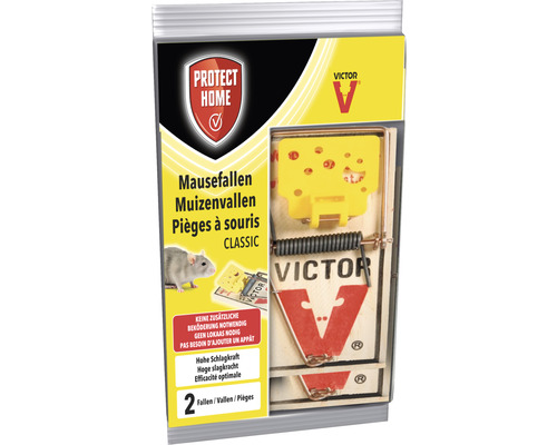 Verpakking met twee Victor Classic muizenvallen