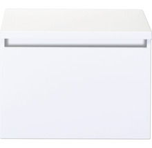 Witte wastafelonderkast voor de badkamer