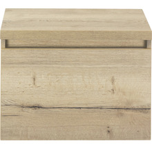 SANOX Badkamermeubelset Frozen met wastafelblad 43,6x60x45 cm natuur eiken