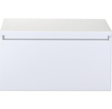 SANOX Badkamermeubelset Frozen met wastafelblad 43,6x80x45 cm wit hoogglans