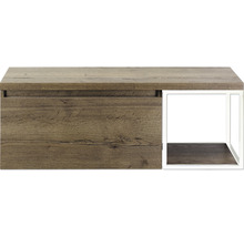 SANOX Badkamermeubelset Frozen met wastafelblad 43,6x120x45 cm tabacco