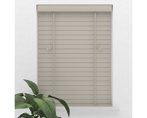 Horizontale jaloezie met trekkoorden voor lichtregeling