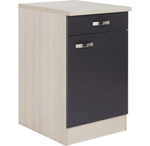 OPTIFIT Onderkast met schuiflade en draaideur Porto220 antraciet 50x60x84,8 cm