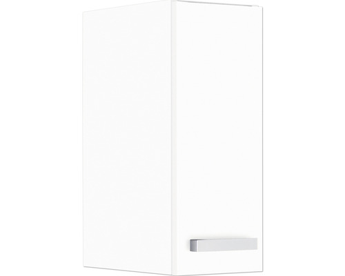 Witte keukenkast voor wandmontage met handgreep