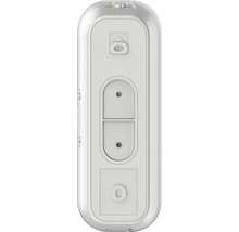 Witte garagedeuropener met bedieningselementen