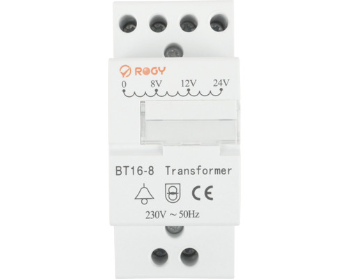 ROGY Transformator BT16-8 met 230 volt ingangsspanning en instelbare uitgangsspanning