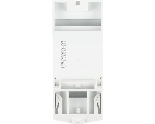 Witte DIN-rail behuizing voor montage op een DIN-rail