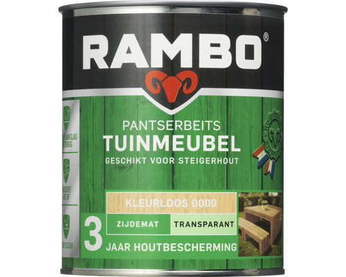 RAMBO Pantserbeits Tuinmeubel zijdemat transparant 750 ml