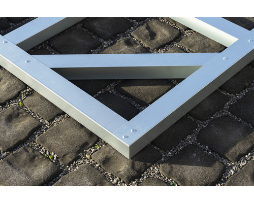 GLOBEL Fundamentframe 8x6 tbv Dream metaal zilver 175x234x5,0 cm GLOBEL Fundamentframe 8x6 tbv Dream metaal zilver 175x234x5,0 cm
