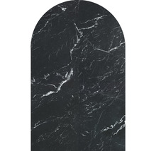 Decoratieve plaat met marmerstructuur en boogvorm