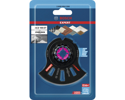 Bosch Expert ACZ 105 ET invalzaagblad in verpakking