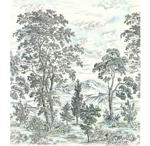 Behang met boslandschapmotief