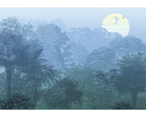 KOMAR Fotobehang vlies INX8-052 Ink Deep in the Jungle 400x280 cm