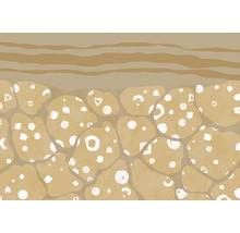Abstract patroon met cirkels en golven
