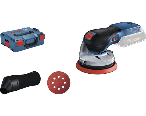 BOSCH Professional Accu excentrische schuurmachine GEX 18V-125 (zonder accu) Accu excentrische schuurmachine in set met transportkoffer, stofafzuiging en schuurschijf